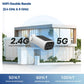 Caméra Solaire Extérieure Wi-Fi 4MP avec Vision Nocturne